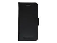 Pouzdro s klopou pro mobilní telefon - kůže full-grain - černá - pro Apple iPhone 12 mini