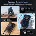 FOSSiBOT F109, 8GB/256GB, IP68/IP69K, čierny