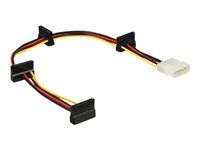 Adaptér napájení - 4 pinové interní napájení (Z) do SATA napájení (R) - 40 cm - vícebarevné