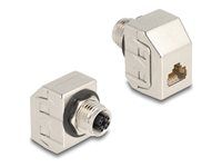 M12 Adapter X-coded 8 pin female to RJ45