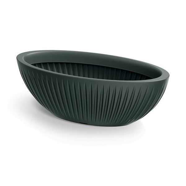 Květináč LATIA OVAL antracit 58cm