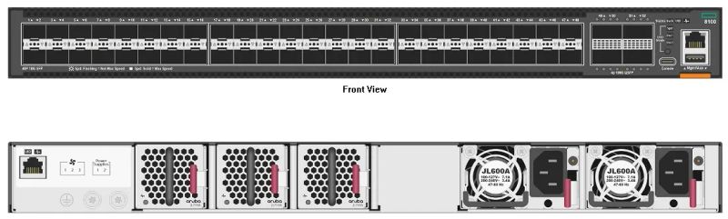 Aruba 8100 48SFP+ 4QSFP28 FB 3F 2AC Bundle