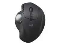 Kulový ovládač - ergonomický - pokročilý - optický - 8 tlačítka - bezdrátový - Bluetooth, 2.4 GHz - USB přijímač Logitech Logi Bolt - grafit