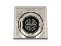 M12 Adapter X-coded 8 pin female to RJ45