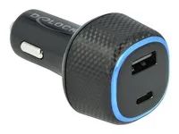 Napájecí adaptér do auta - 63 watt - 3 A - PD (USB, USB-C) - černá