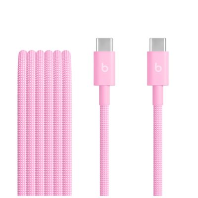 Beats USB-C / USB-C Woven Cable (1.5m) - Power Pink