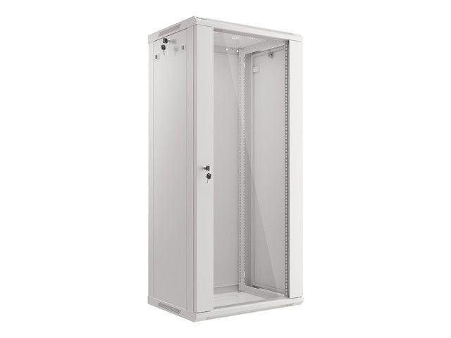 Lanberg racková skříň 19" nástěnná 27u/600x450 (flat pack) šedá V2