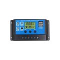 Solární regulátor PWM SY3024H 12-24V/30A+USB pro Pb baterie