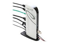 Dokovací stanice - USB 3.2 Gen1 - 2 x HDMI - 1GbE