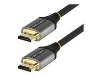 Durable HDMI Video Cable (HDMMV50CM) - Prémiově vysoká rychlost - kabel HDMI s ethernetem - HDMI s piny (male) do HDMI s piny (male) - 50 cm - odstíněný - šedá, černá - pasivní, podpora 4K60 Hz (3840 x 2160)