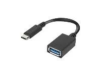 USB adaptér - USB typ A (F) do USB-C (M) - USB 3.0 - 5 V - 2 A - 14 cm - pro ThinkPad T16 Gen 4 21QN