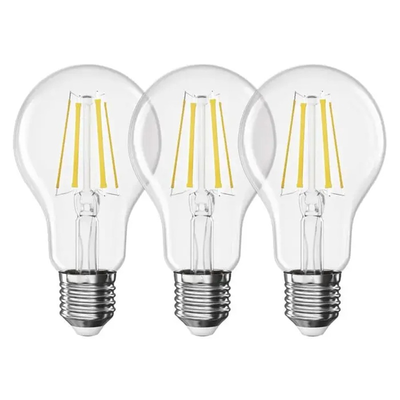 Žárovka Filament LED E27 5,9 W bílá teplá EMOS ZF5D42.3 sada 3ks