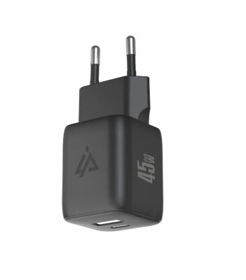 Adaptér USB iPEAX GaN USB/USB-C 90010128 Black