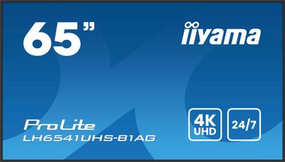 65" iiyama LH6541UHS-B1AG:VA,4K UHD,24/7