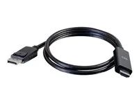 DP to HDMI Adapter Cable - DisplayPort 1.2 HDMI 2.0 - 4K 60Hz - M/M - Kabel adaptéru - DisplayPort s piny (male) do HDMI s piny (male) - 91.4 cm - černá - aktivní, podporuje 4K