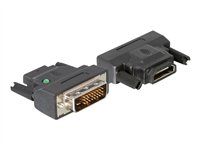 Video adaptér - HDMI se zdířkami (female) do DVI-D s piny (male)