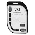 Kabel KRUGER & MATZ KM0336 1x USB 3.0 A konektor / 1x USB 3.0 A zdířka 1m