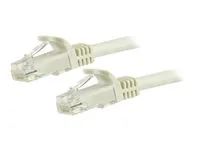 Category 6 - 24AWG (N6PATC15MWH) - Patch kabel - RJ-45 (M) do RJ-45 (M) - 15 m - UTP - CAT 6 - lisovaný, provedení bez hrbolků - bílá