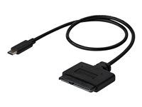 External Hard Drive Connector for 2.5'' SATA Drives - SATA SSD / HDD to USB C Cable (USB31CSAT3CB) - Řadič úložiště - 2.5", 3.5" - SATA 6Gb/s - USB 3.1 (Gen 2) - černá