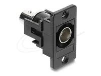 Panel Mount BNC female BNC female black