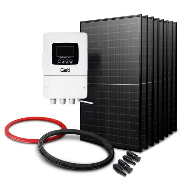 Sestava na solární ohřev vody GETI GWH04W 3640 Wp 8x PV TRINA
