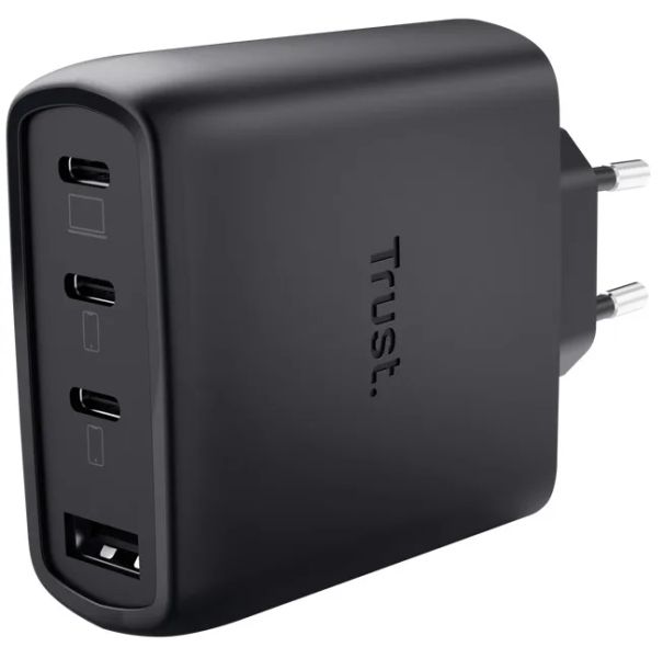 Trust maxo 65W 4P gan charger blk