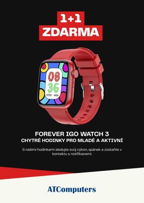 Forever IGO 3 JW-500 červené, 1+1 zdarma