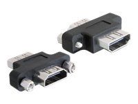 Spojka HDMI - HDMI se zdířkami (female) do HDMI se zdířkami (female) - otočný konektor 180°