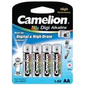 CAMELION Baterie alkalické DIGI AA 4ks LR06