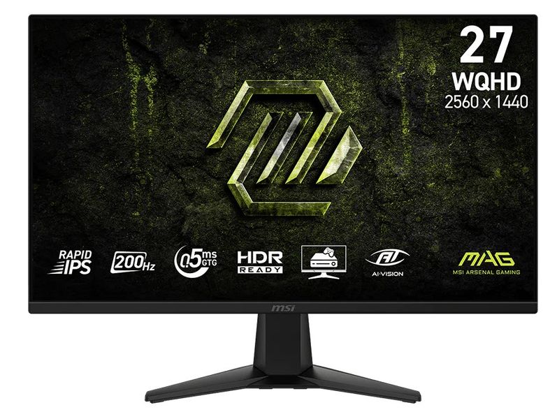 MSI MAG/275QF E20/27"/IPS/QHD/200Hz/0,5ms/Černá/3R