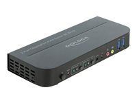 Přepínač KVM / audio / USB - 2 x KVM / zvuk / USB - 1 místní uživatel - desktop
