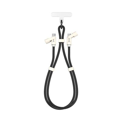 SBOX LANYARD Kabel USB-C/USB-C, 60W, 1.5m, černý