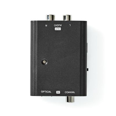 Převodník Toslink/2x Cinch NEDIS ACON2509BK