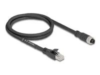 M12 Cable X-coded 8 pin female to RJ45 p