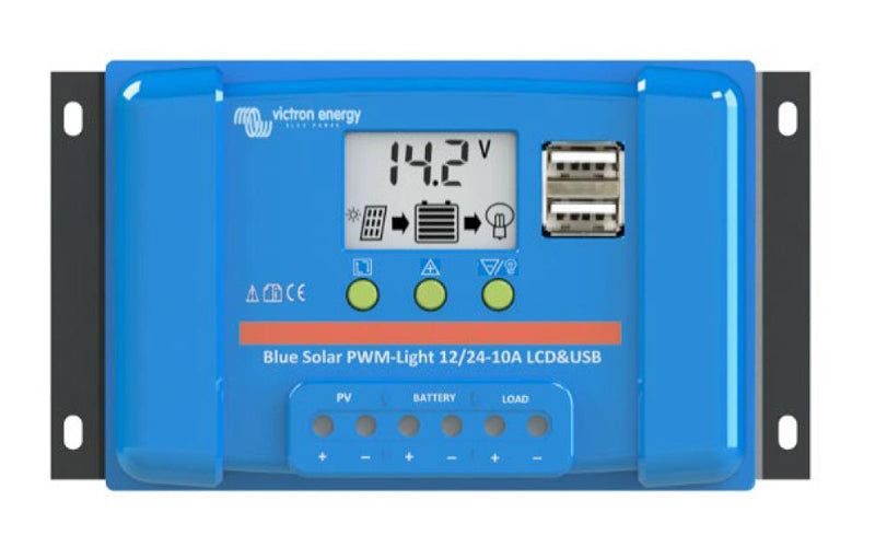 Solární regulátor PWM Victron Energy 10A LCD a USB 12V/24V