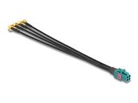 Cable Mini FAKRA Z jack quad to 4 x SMA