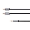Kabel Jack 3.5mm stereo/2x Cinch 1,8m KRUGER & MATZ KM0310