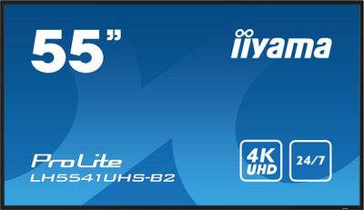 55" iiyama LH5541UHS-B2:IPS,4K UHD,500cd,repro