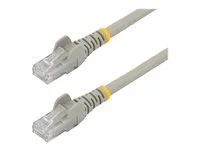 Startech 50cm CAT6 Ethernet Cable, 10 Gigabit Snagless RJ45 650MHz 100W PoE Patch Cord, CAT 6 10GbE UTP Network Cable w/Strain Relief, Grey, Wiring is UL Certified/TIA - Category 6 - 24AWG (N6PATC50CMGR) - Patch kabel - RJ-45 (M) do RJ-45 (M) - 50 cm - UTP - CAT 6 - provedení bez hrbolku - šedá
