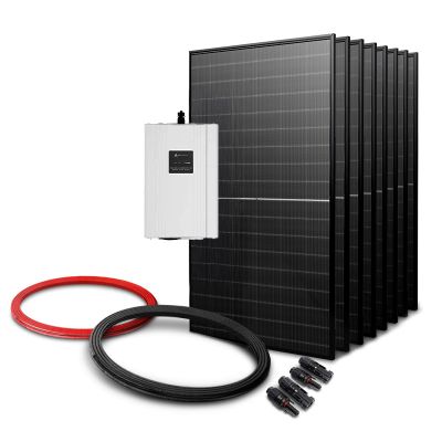 Sestava na solární ohřev vody EVO MPPT-4000 GRID 3640 Wp 8x PV TRINA