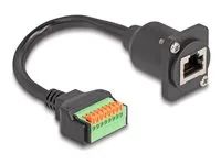 D-Type Cable RJ45 jack to Terminal Block