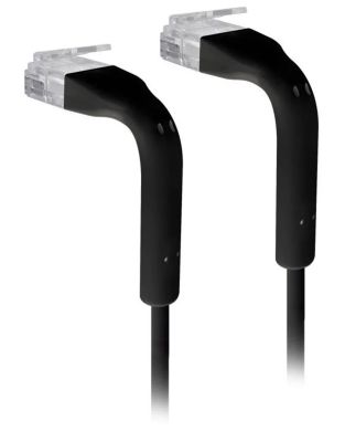 Ubiquiti U-Cable-Patch-RJ45-BK-50, Ethernet Patch Kabel, 0,1m (0,22m s konektory),Cat6, černý (50ks)