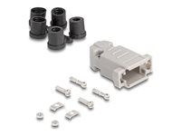 D-Sub Housing for 9 pin male/female wi