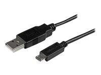 Kabel USB - Micro USB typ B (M) do USB (M) - USB 2.0 - 1 m - černá