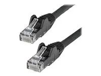 Category 6 - 24AWG - Patch kabel - RJ-45 (M) do RJ-45 (M) - 7 m - 6 mm - UTP - CAT 6 - provedení bez hrbolků - černá