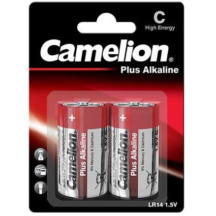 CAMELION Baterie alkalické PLUS C 2ks 1.5V LR14-BP