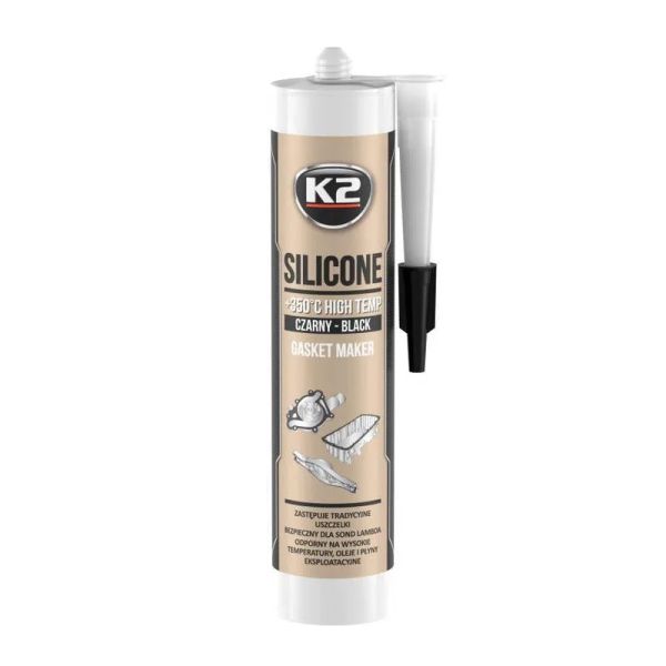 Silikon pro utěsnění části motoru při montáži K2 SILICONE BLACK 300g