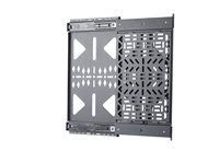 Startech - Montážní sada (úložný panel) - výsuvný - pro streamer box / multimediální prehrávac - accessories mounting, 22 lbs (10 kg), behind TV, easy access - uzamykatelný - ocel - cerná - montáž na stenu