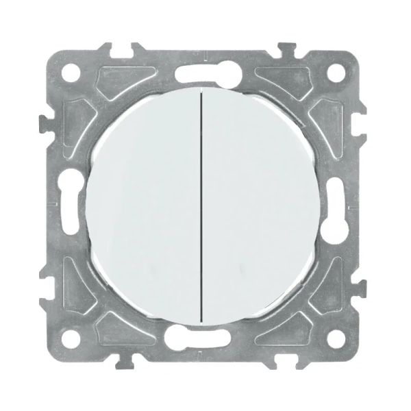 Vypínač ELECTROMALT OVAL OVA1008W bílý