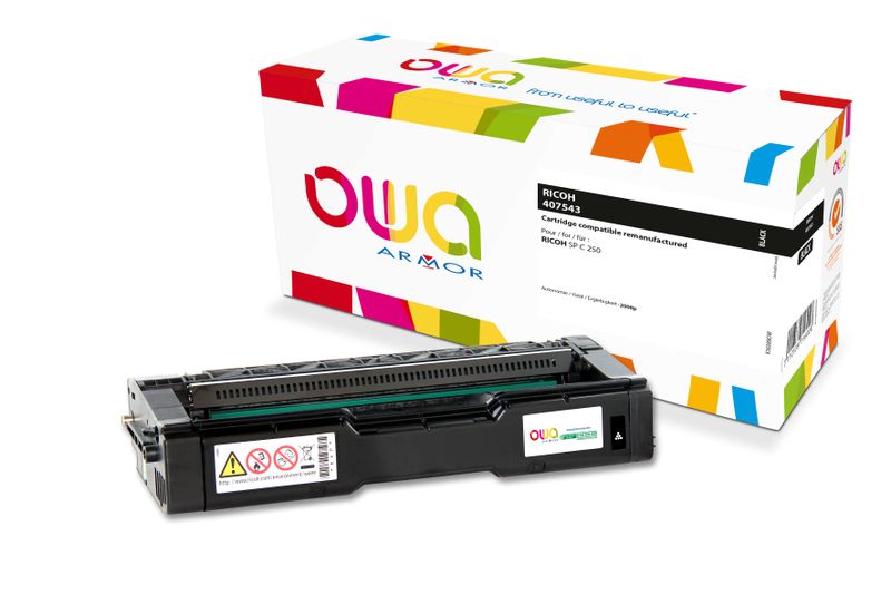 OWA Armor toner kompatibilní s RICOH 407543, 2000st, černá/black